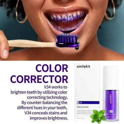 V34 Color Correction Toothpaste